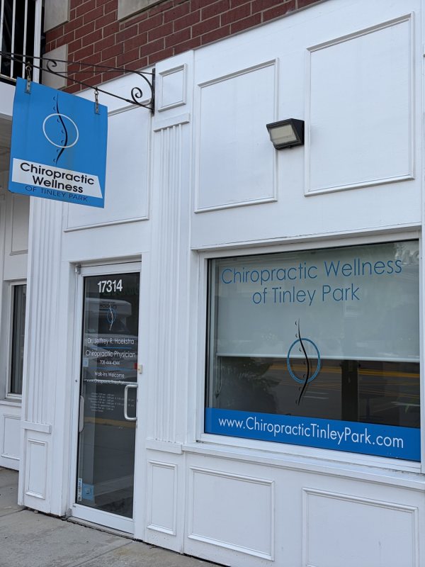 Our office on Oak Park Ave at Chiropractic Wellness of Tinley Park