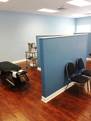 Waiting area at Chiropractic Wellness of Tinley Park