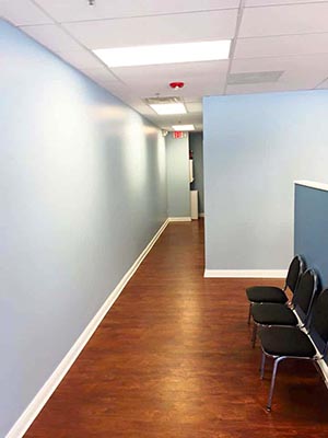 Hallway at Chiropractic Wellness of Tinley Park