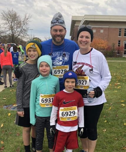 Chiropractor Tinley Park IL Jeff Hoekstra And Family At Race